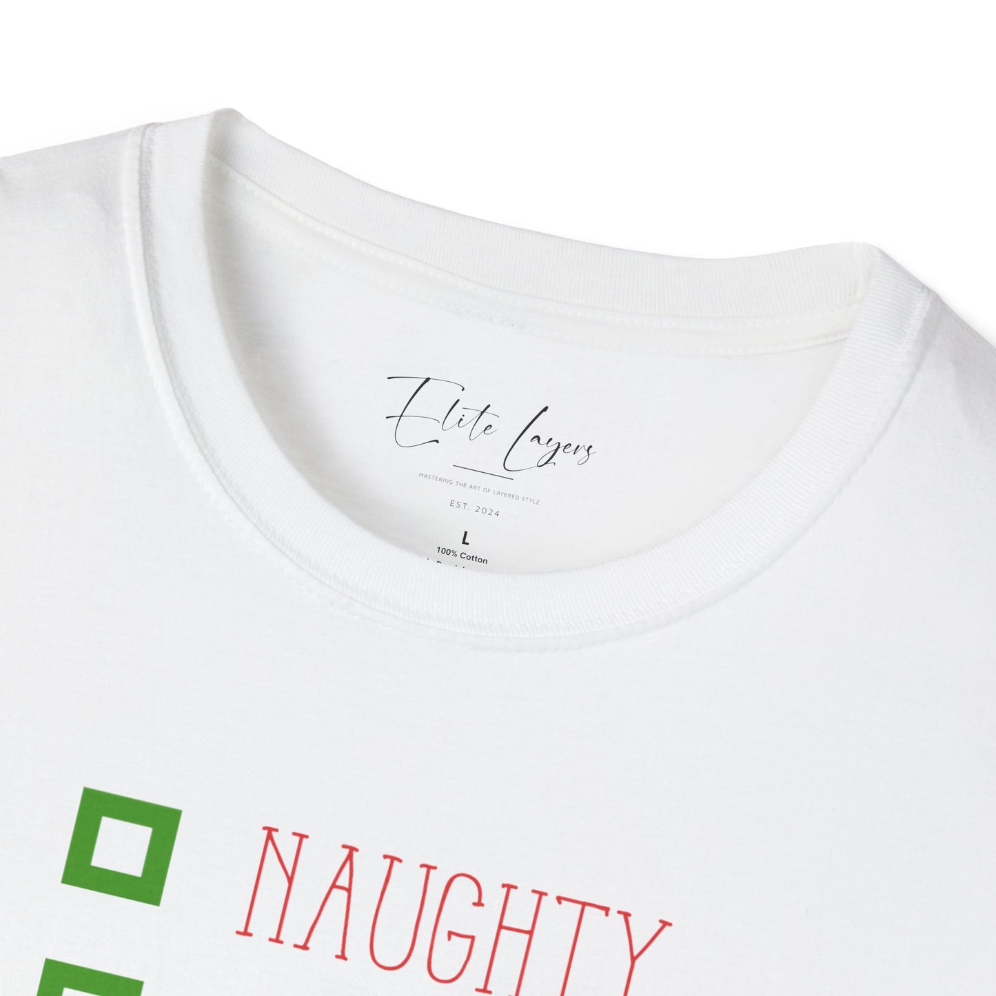 Christmas T-Shirt Festive Naughty Nice