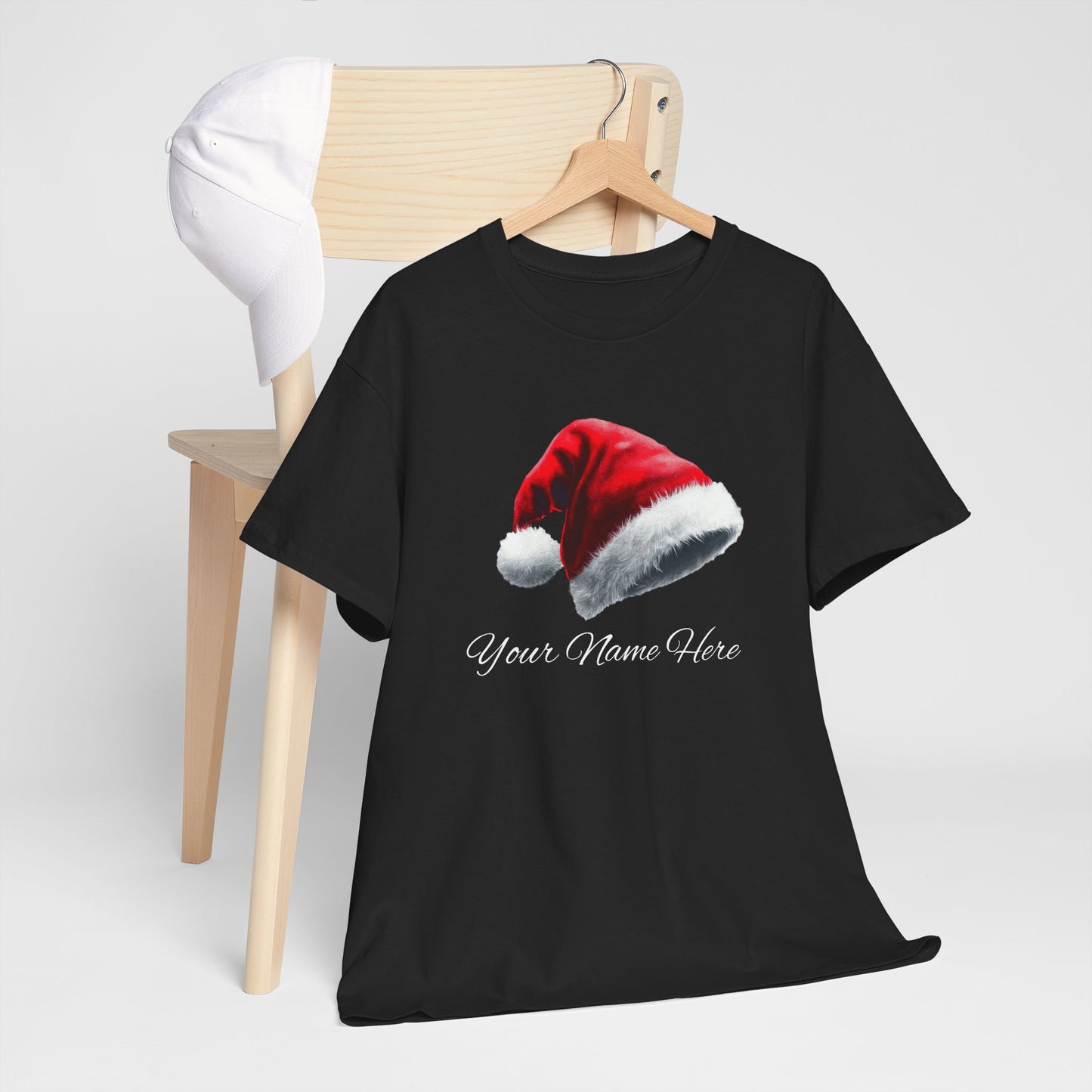 Personalized Santa Hat Unisex Tee