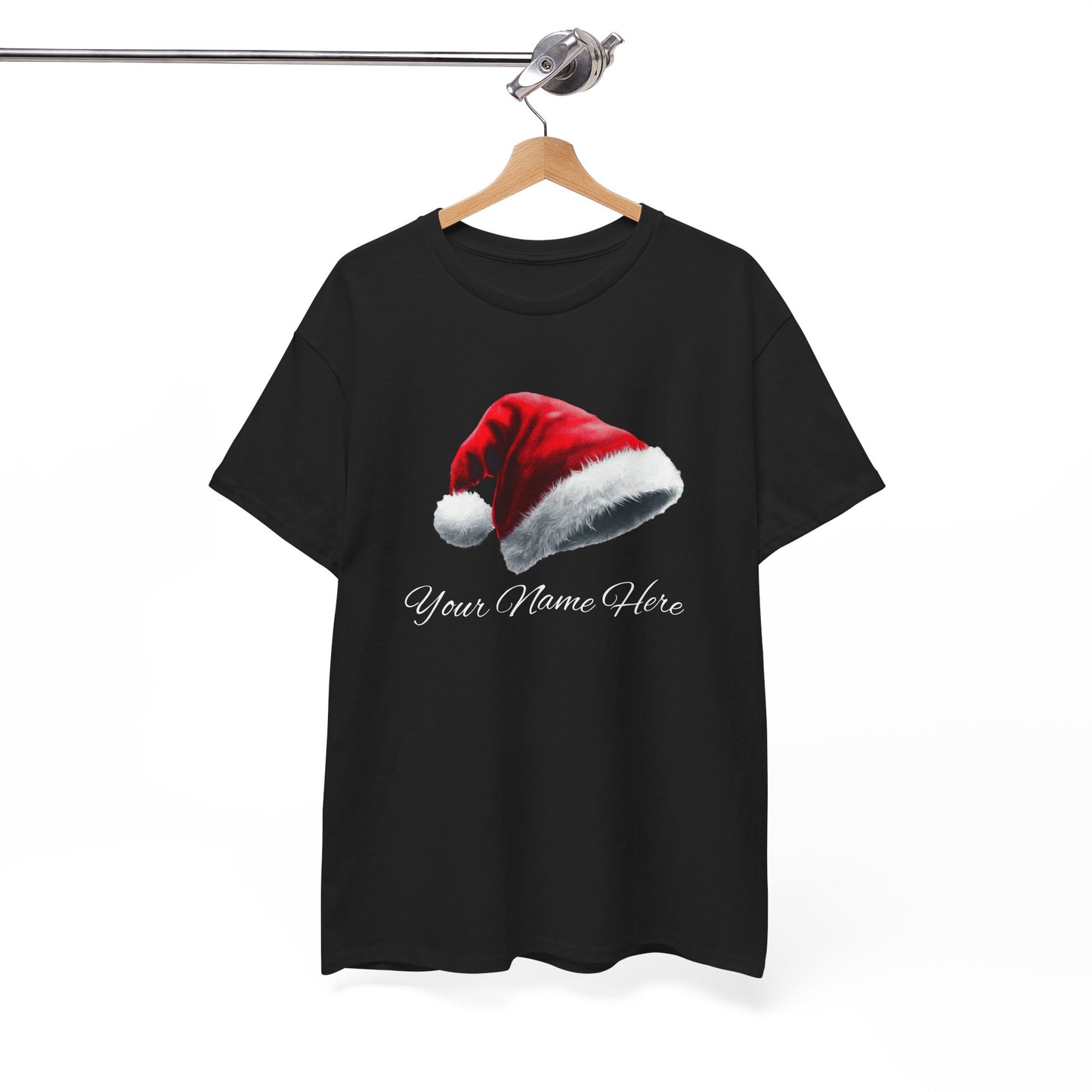 Personalized Santa Hat Unisex Tee