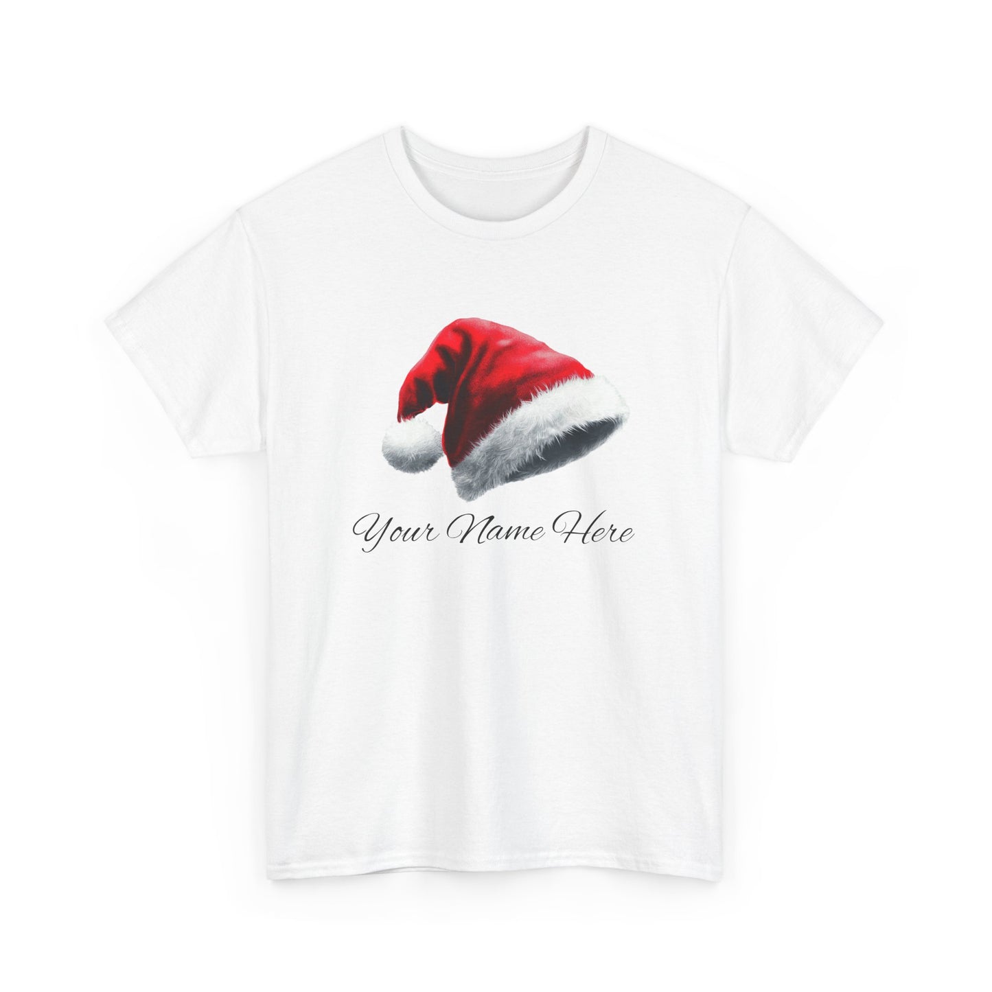 Personalized Santa Hat Unisex Tee