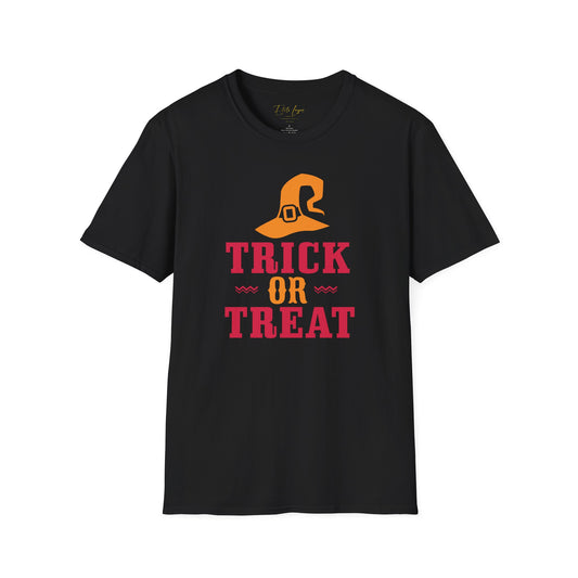 Halloween T-Shirt Trick or Treat Fall Autumn October Shirt