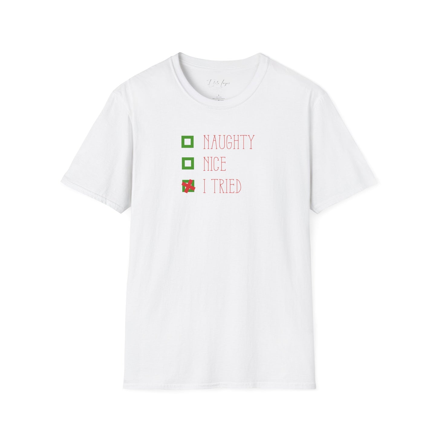 Christmas T-Shirt Festive Naughty Nice