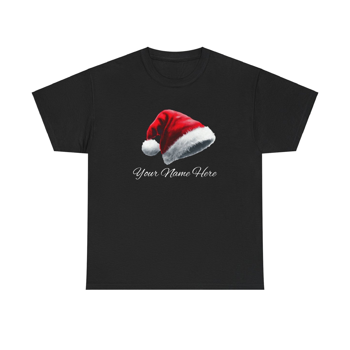 Personalized Santa Hat Unisex Tee