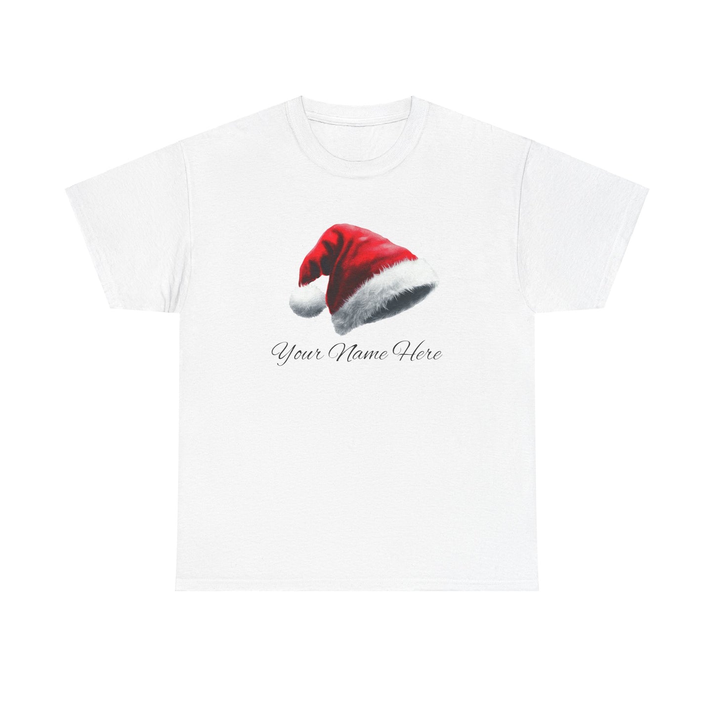 Personalized Santa Hat Unisex Tee