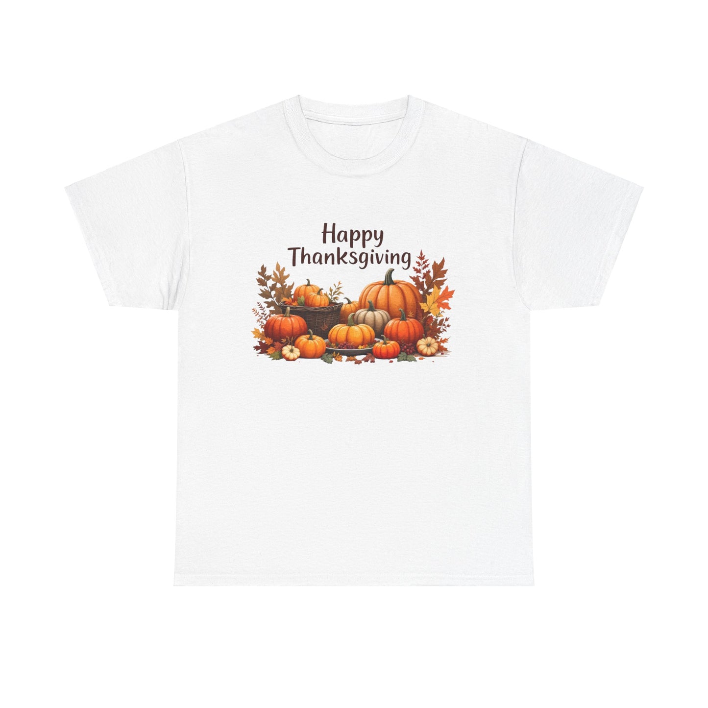 Thanksgiving Unisex Tee Shirt - Happy Thanksgiving Design