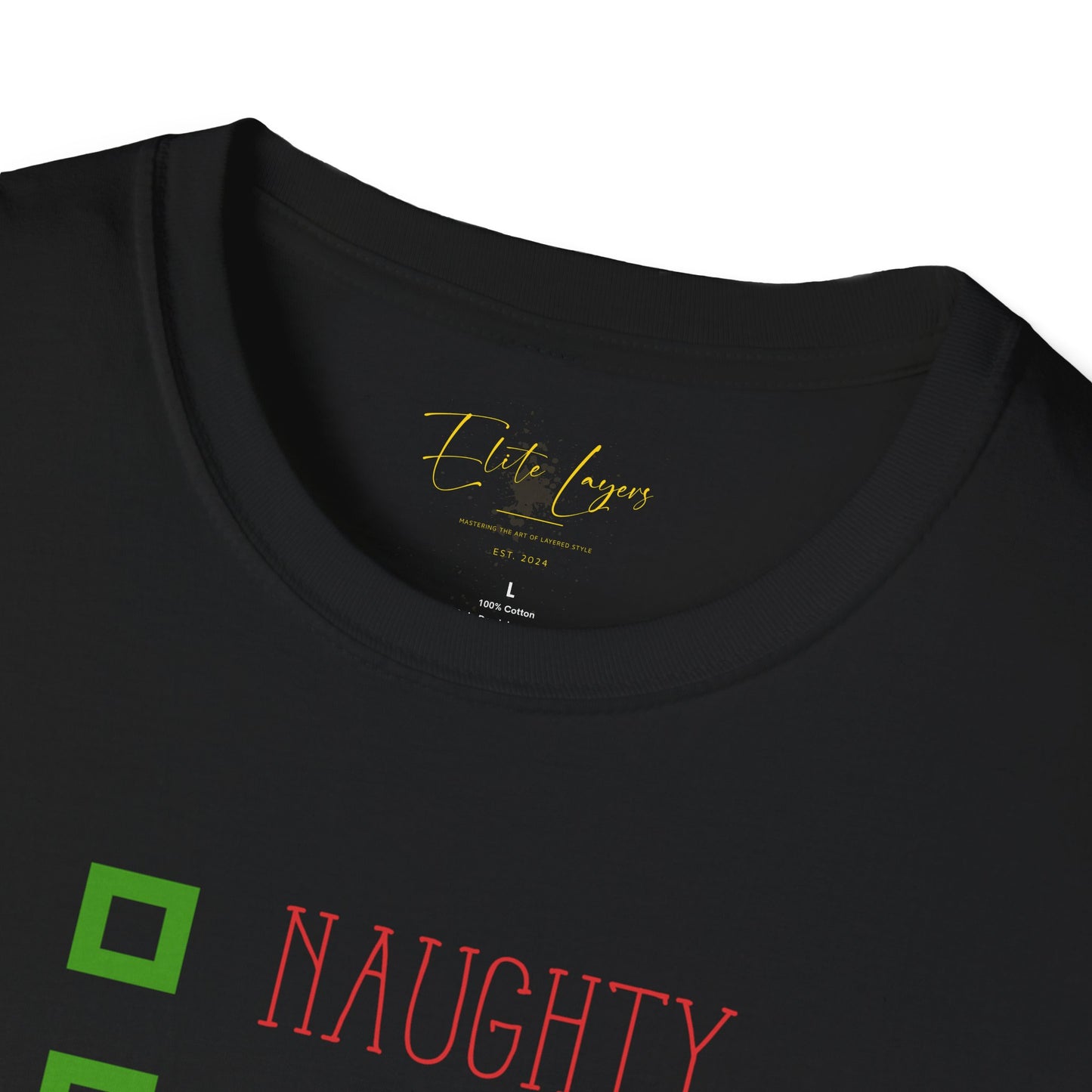 Christmas T-Shirt Festive Naughty Nice