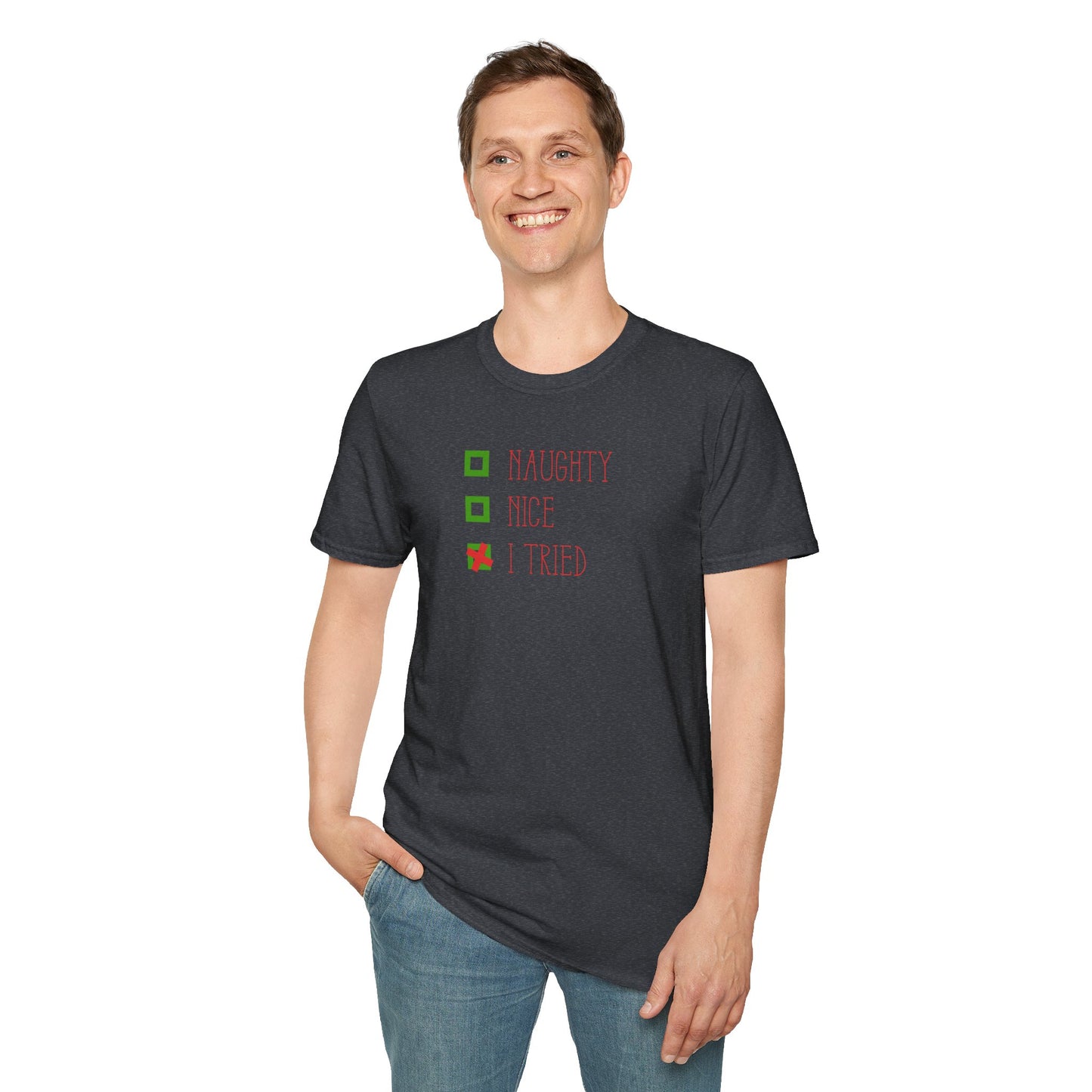 Christmas T-Shirt Festive Naughty Nice