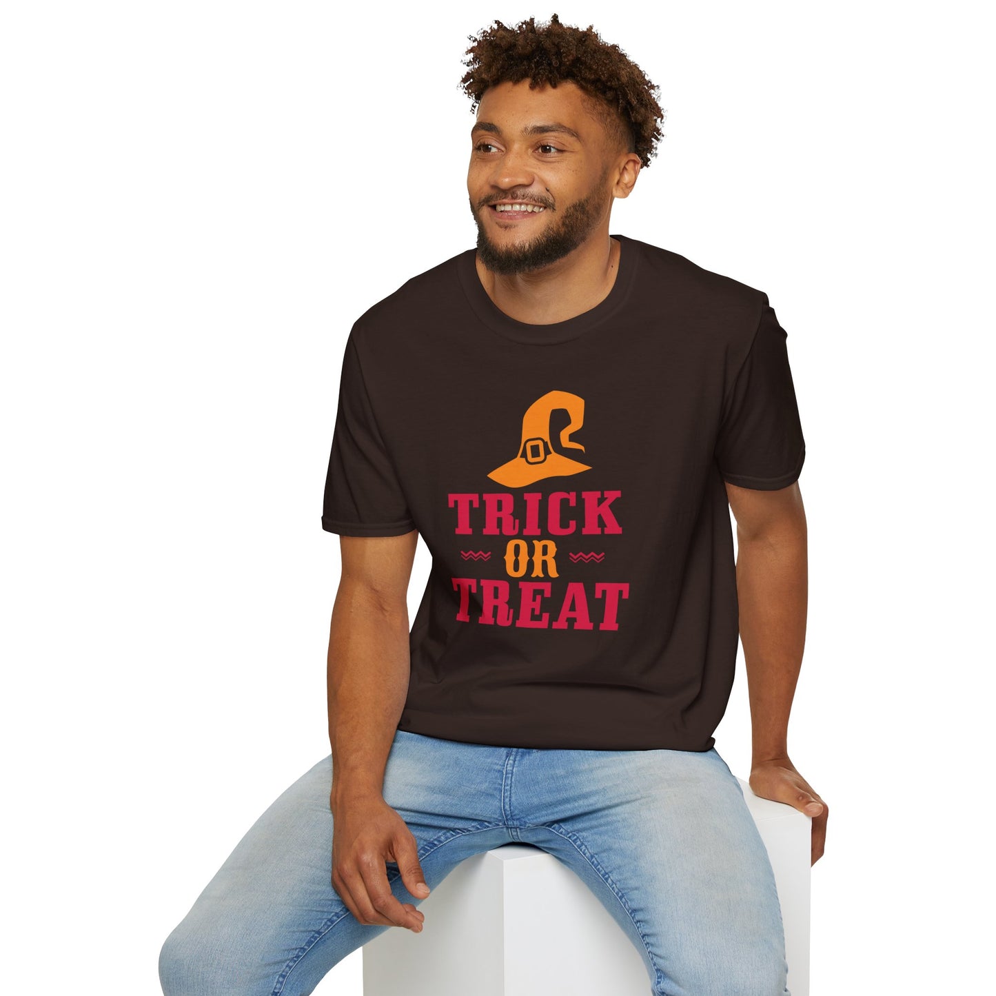 Halloween T-Shirt Trick or Treat Fall Autumn October Shirt