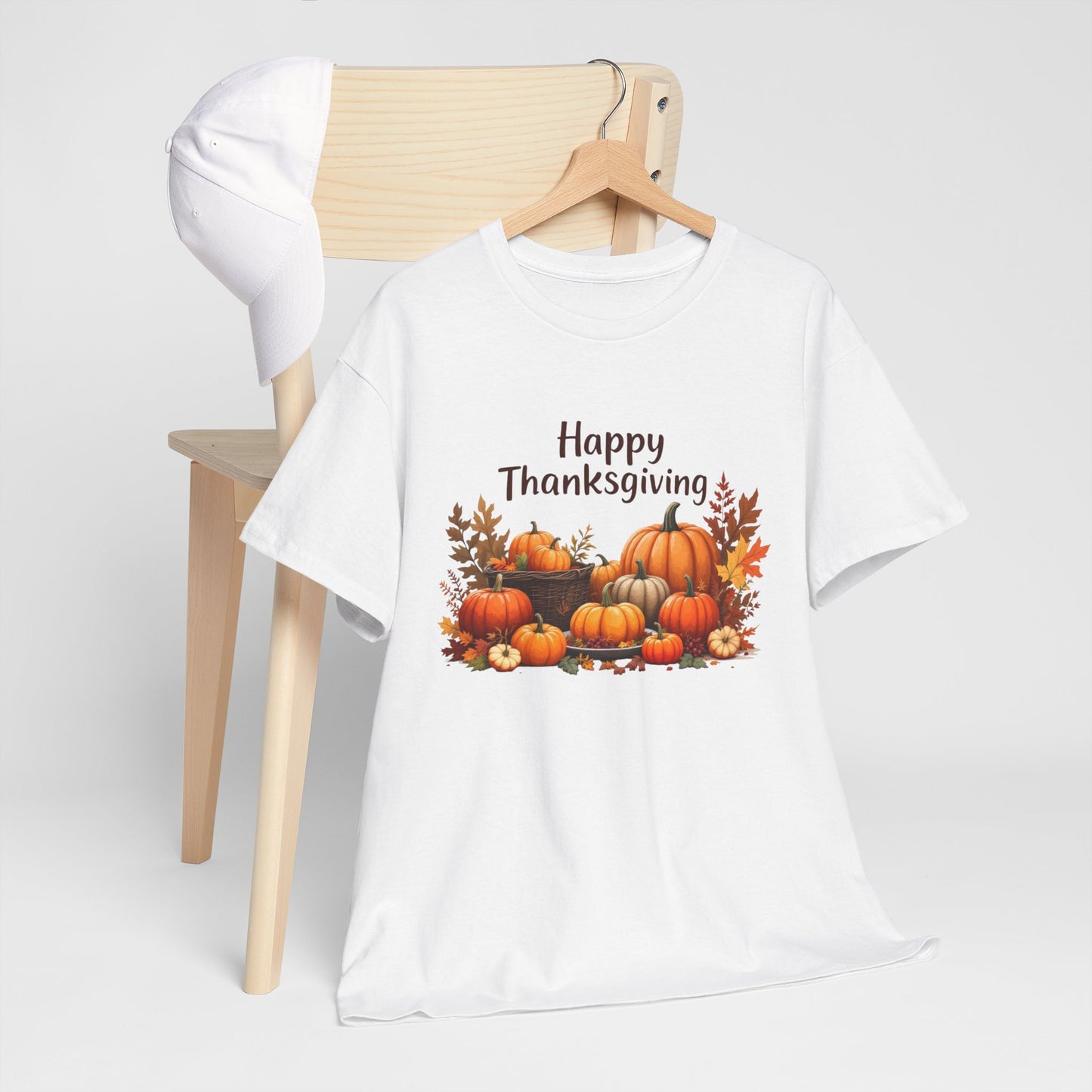 Thanksgiving Unisex Tee Shirt - Happy Thanksgiving Design