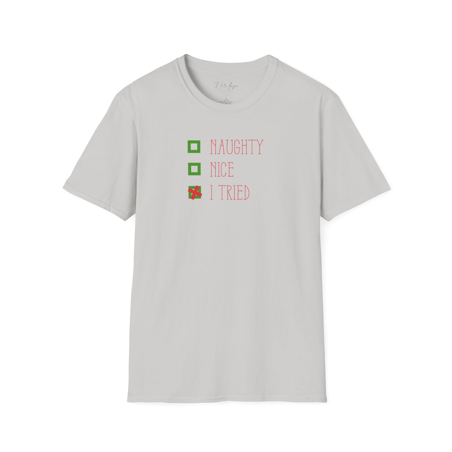 Christmas T-Shirt Festive Naughty Nice